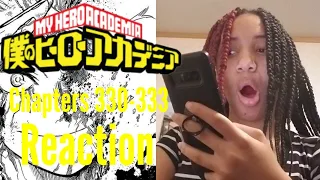 My Hero Academia Chapters 330/331/332/333 Reaction!!!!! - STAR AND STRIPE'S DEATH??? 😭😭😭
