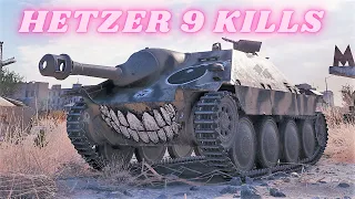 Jagdpanzer 38(t) Hetzer 4K Damage 9 Kills & Hetzer 9 Kills & Hetzer 8 Kills World of Tanks Replays