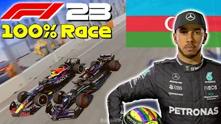F1 23 - Let's Make Hamilton An 8x World Champion #5: 100% Race Baku