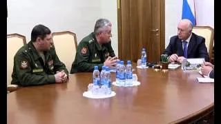 Николай Меркушкин провел рабочую встречу с командующим ЦВО