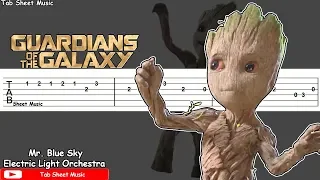 Guardians of the Galaxy - Mr. Blue Sky Guitar Tutorial