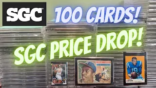 100 Card SGC Submission Reveal + New Lower Pricing Details