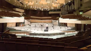 Concert halls with strong and lateral sound increase the emotional impact of orchestral music