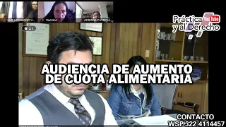 AUDIENCIA DE AUMENTO DE CUOTA ALIMENTARIA | COLOMBIA | ABOGADOS LITIGANTES.