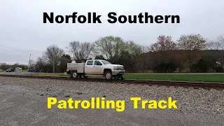 NS High Rail Truck Patrolling East of Huntsville