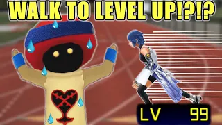 I got to Level 99 in Kingdom Hearts by only WALKING