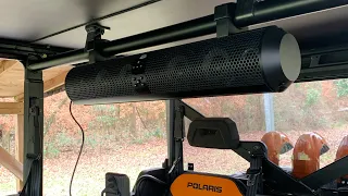 Polaris ranger kemimoto sound bar install