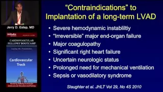 Advanced Heart Failure Therapy and Ventricular Assist Devices (Jerry D. Estep, MD)