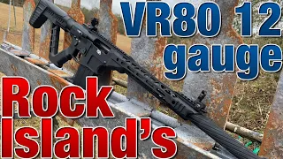 The VR80 12 gauge shotgun can rock a chicken at 50 yards!