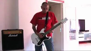 The Ramones - Pet Semetary (guitar cover) Loco Live version