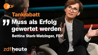 Stark-Watzinger verteidigt Tankrabatt| Markus Lanz vom 14. Juni 2022