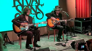 RIVAL SONS exclusive live acoustic performance from Jay and Scott STOCKHOLM SWEDEN 'DARKFIGHTER'