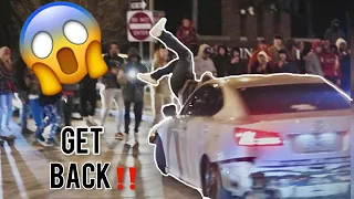 Dude gets smacked tryna record😱KC TAKEOVER‼️ CTS V SHOOTS FLAMES!