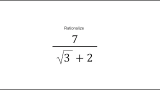 How to rationalise the denominator / rationalising the denominator / rationalization of a radical