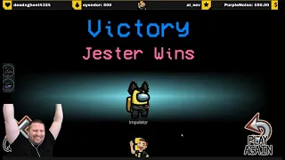 9000 IQ Jester Play in Modded Among Us Jester/Sheriff/Morphling Roles! (3/19/2021 - Stream Replay)