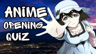 ANIME OPENING QUIZ #1 // 30 OPENINGS // [EASY-HARD]