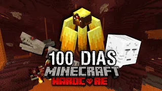 SOBREVIVÍ 100 Días en el NETHER en Minecraft HARDCORE... Y esto es lo que pasó