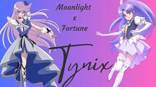 Precure Transformation Fanmade | Tynix 💎| Cure Moonlight x Cure Fortune ⭐🌛💜