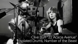 Clive Burr “22 Acacia Avenue” Isolated Drums