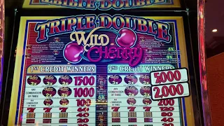 Old School 3 Reel!!! Triple Double Wild Cherry Slot Machine!!! High Limit!!! Max Bet!!! Let’s Go!!!