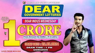 LOTTERY LIVE DEAR LOTTERY SAMBAD 1PM LIVE DRAW TODAY 22/05/2024 - Will You Are the Next Crorepati?