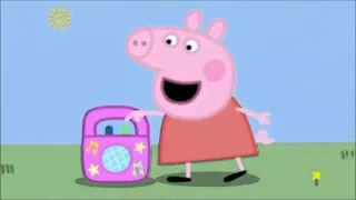 Peppa Pig listens to appropriate music