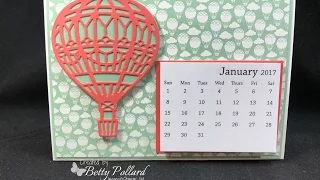 Up & Away Hot Air Balloon Calendar