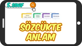 Sözcükte Anlam / Gerçek, Mecaz, Terim, Çok Anlamlılık 📙 5.Sınıf Türkçe #2023