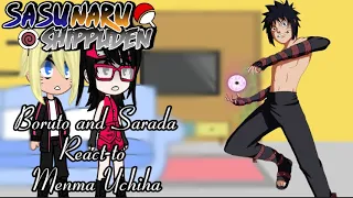 Boruto and Sarada react to menma Uchiha [SasuNaru] {Menma next generation}
