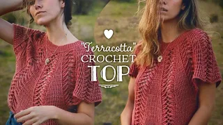 Это бомба! 😍 ТОП КРЮЧКОМ 3D "Terracotta" MAСТЕР-КЛАСС на любой размер 👌 CROCHET TOP / BLUSA