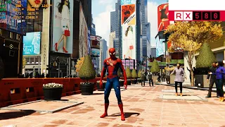 Marvel’s Spider-Man Remastered RX 580 8 GB + Ryzen 5 2600 - 1080p -All Settings