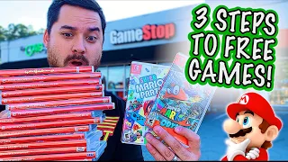 How to get games FREE FROM GAMESTOP!