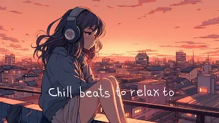 Rooftop Sunset 🌇 [Lofi Hip Hop/Chill Beats]