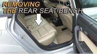 Audi A6, S6, RS6, Allroad C6/4F Rear Seat Bench Removal - How to remove the rear seat