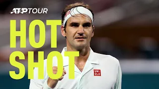 Hot Shot: Even For Federer This Is A Special Volley In Miami 2019