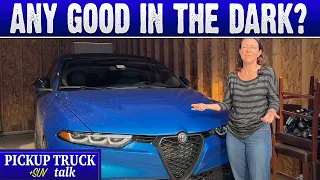 Checking out the 2023 Alfa Romeo Tonale lights and interior lighting