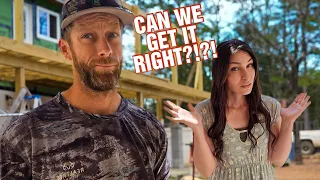 Can We Get It Right?!| Rafters For Our Cabin Deck's Roof| ANOTHER NEW BUILD & Homestead Updates