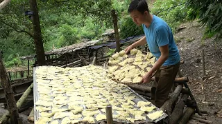 Dry and preserve food to eat all year round. Robert | Green forest life