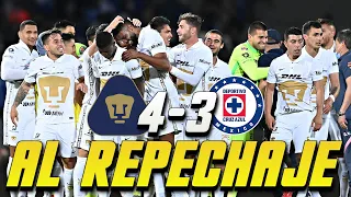 El COLOR es AURIAZUL - Pumas vs Cruz Azul - REMONTADA de REPECHAJE