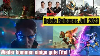 Spiele Releases Juli 2023 || Wieder sind gute Titel dabei ! Ihr seid auch im Sommer gut versorgt !