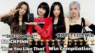 BLACKPINK (블랙핑크) - How You Like That music show win compilation