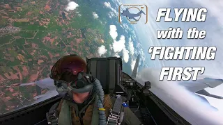 Flying with the RAAF's "Fighting First"!