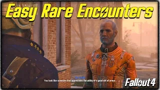 Fallout 4 "Unique Encounters" Guide! How to get Rare Traders + Other Special NPCs Easily!