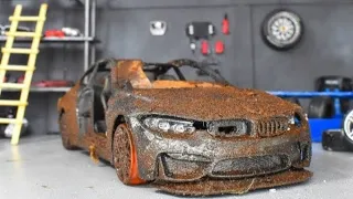 Restoration Abandoned BMW M4 GTS model car Restoration