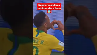 Neymar faz o gol ,e manda a torcida calar a boca no final!#shorts