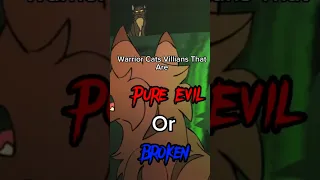 Warrior Cats Villians That Are Pure Evil/Broken