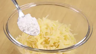 Just pour the eggs over the potatoes and the result will be delicious!