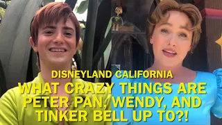 NEW: What CRAZY Antics Are Peter Pan, Tinker Bell, and Wendy Up To Now?! Disneyland 2023 #disney