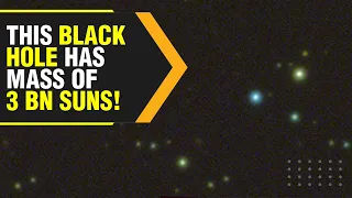 Fastest-growing black hole, with mass of 3 billion suns, discovered by astronomers | WION Originals