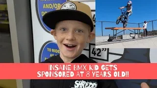 INSANE BMX Kid Gets Sponsored at 8 Years Old!!!